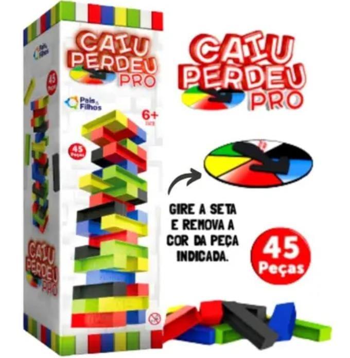 JOGO CAIU PERDEU PLASTICO 39P�S